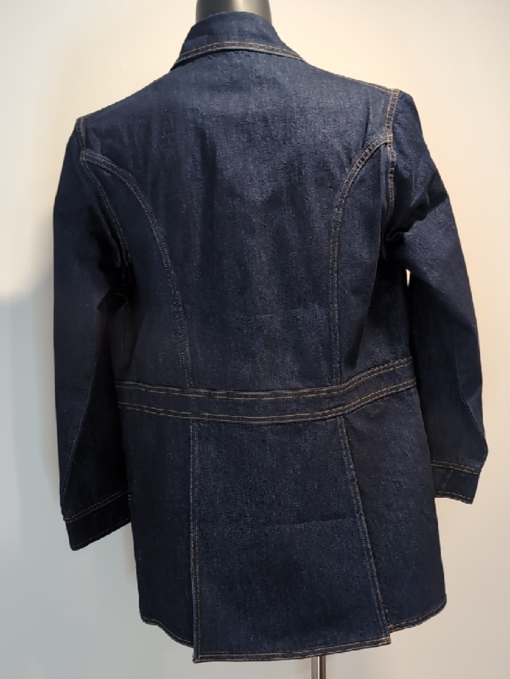 Levi's Vintage Clothing Safari Jacket Car Coat 70's Jeans Denim - Picture 7 of 16